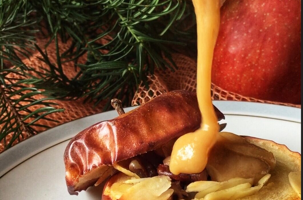 keto karmel i jajka zapiekane z orzechami, bez cukru