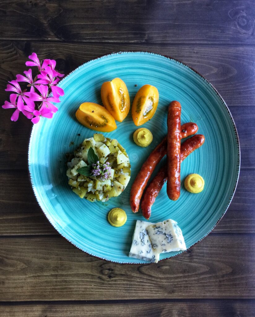 sałatka ziemniaczana, keto, low carb, przepis, zdrowa dieta