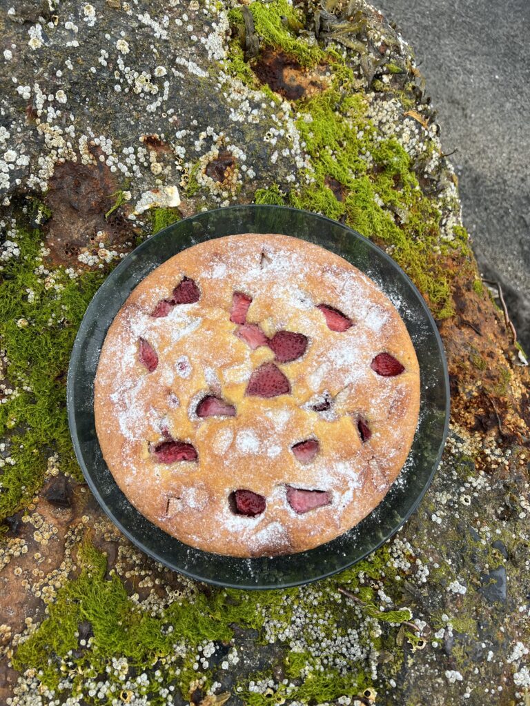 keto ciasto, ketoza, truskawki, czekolada, deser, przepis