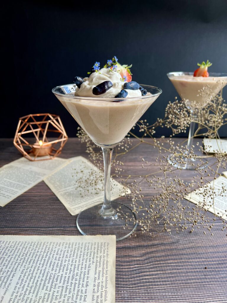 Domowy budyń rabarbarowy, keto, bez cukru, bez sztucznych aromatów