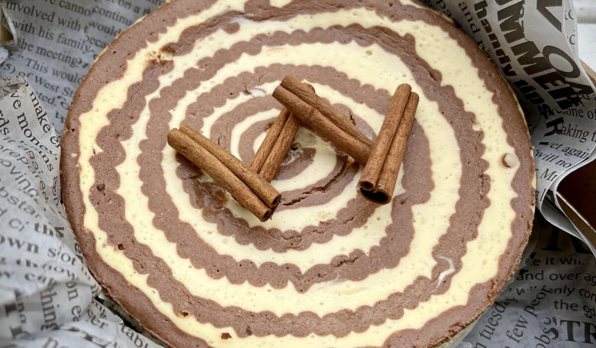 Świąteczny sernik waniliowo - cynamonowy