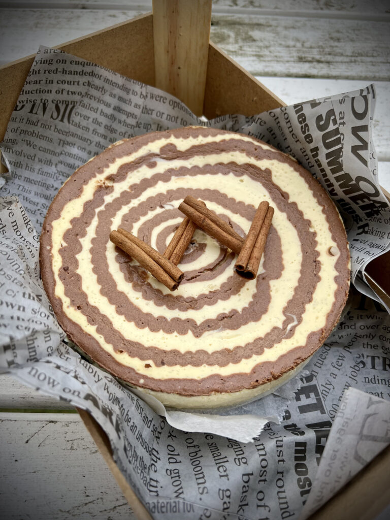 Świąteczny sernik waniliowo - cynamonowy