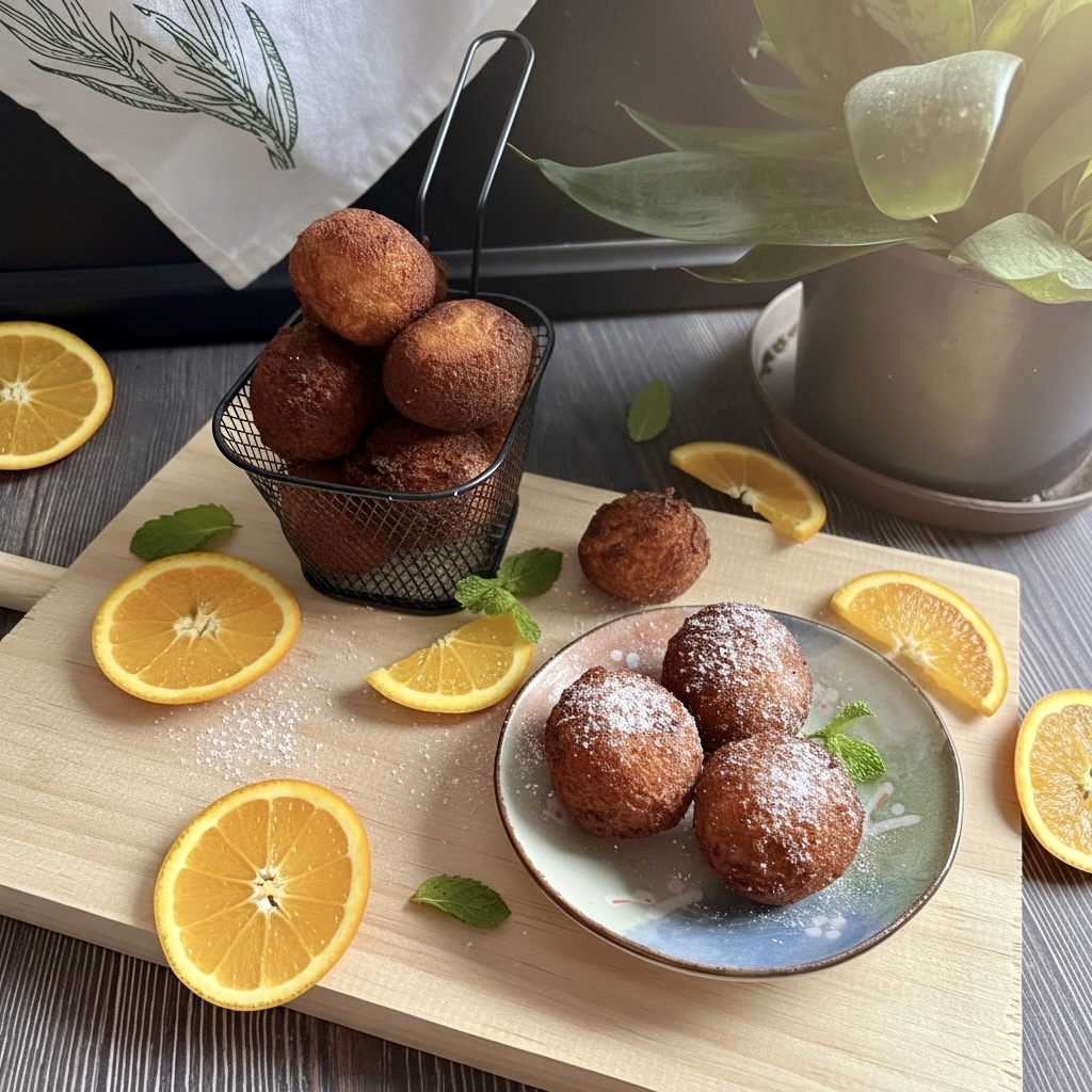 Keto pączki serowo-pomarańczowe bez cukru, bez glutenu, wysokobiałkowe