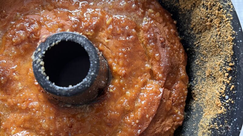 Keto babka wielkanocna "Rum Baba"