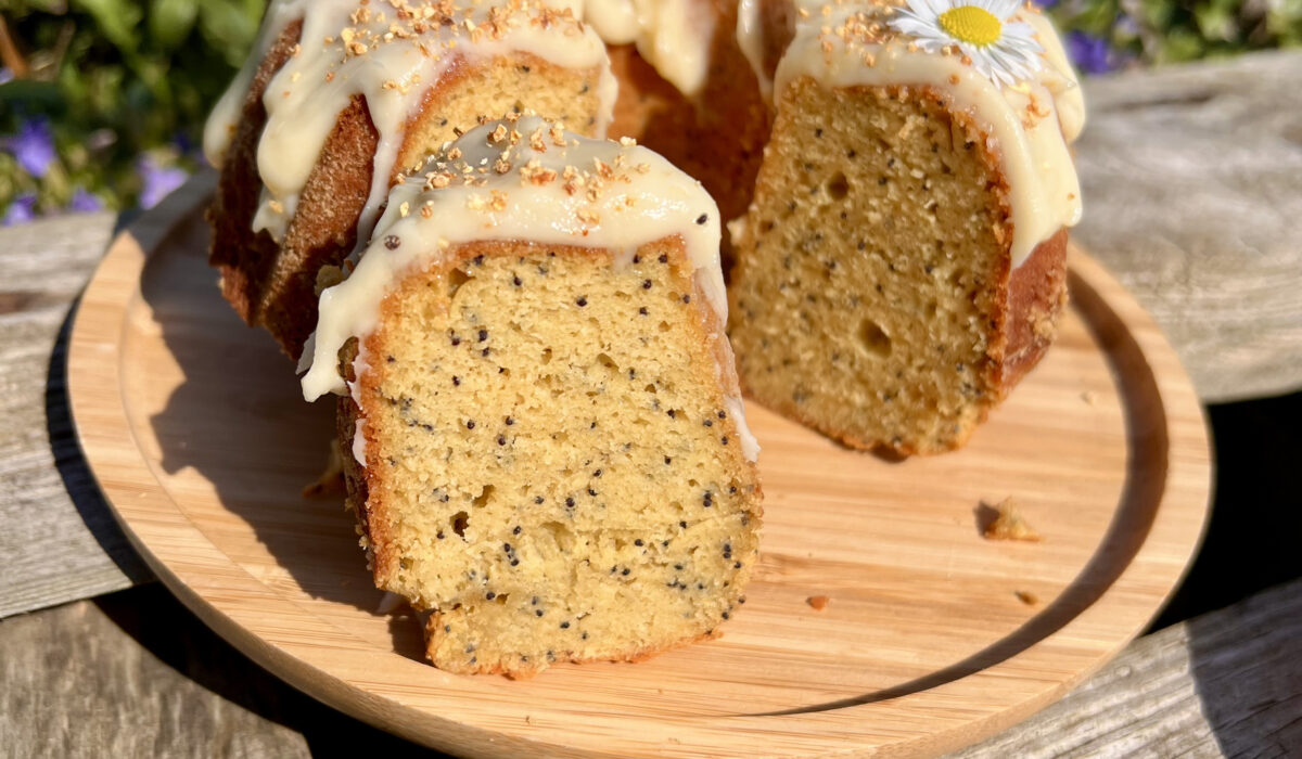 Keto babka makowo - cytrynowa, idealna na Wielkanoc