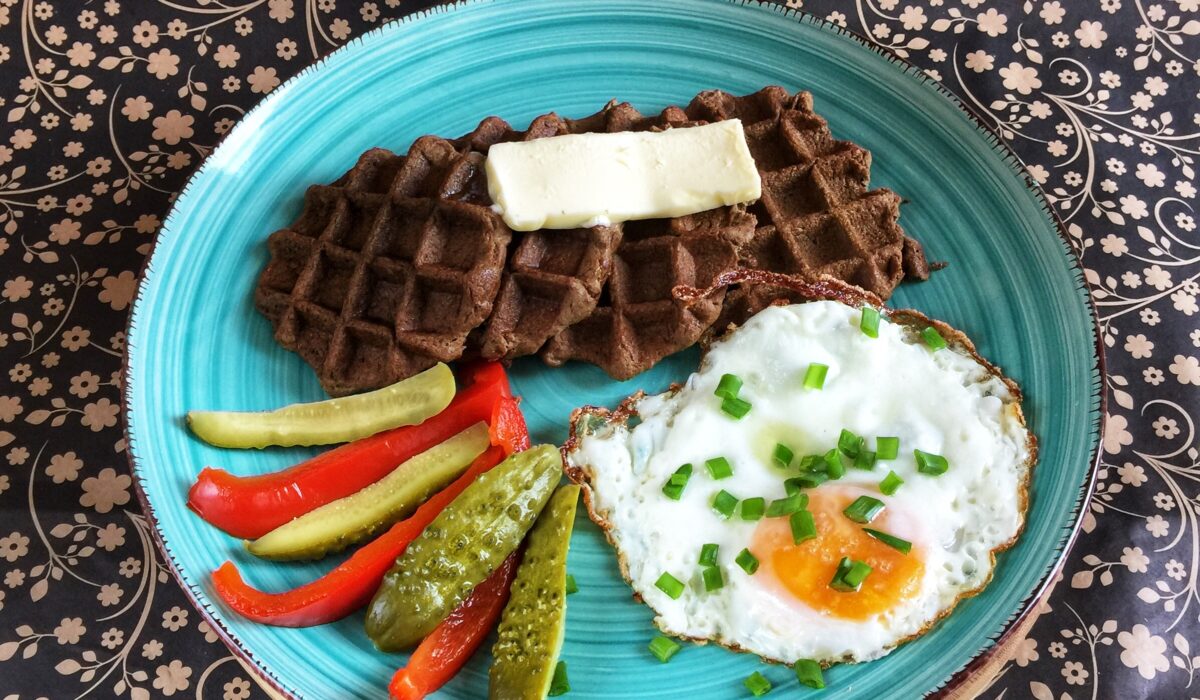 Keto gofry z wątróbki - minimum składników, maksimum smaku