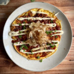 Keto omlet japoński Okonomiyaki z białą kapustą