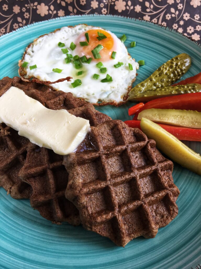 Keto gofry z wątróbki - minimum składników, maksimum smaku
