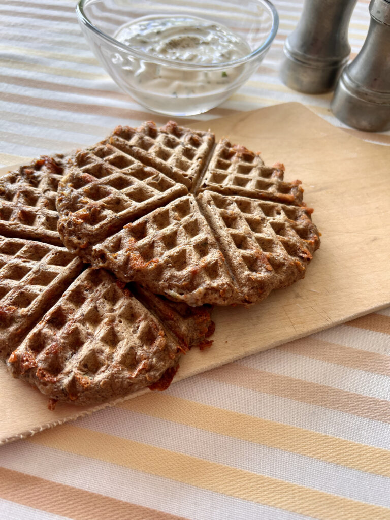 Gofry z wątróbki i sera żółtego - pyszne i sycące