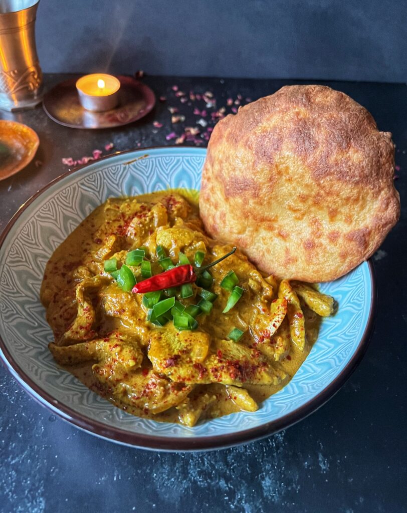 Kurczak w sosie migdałowym czyli indyjski chicken korma w wersji low carb