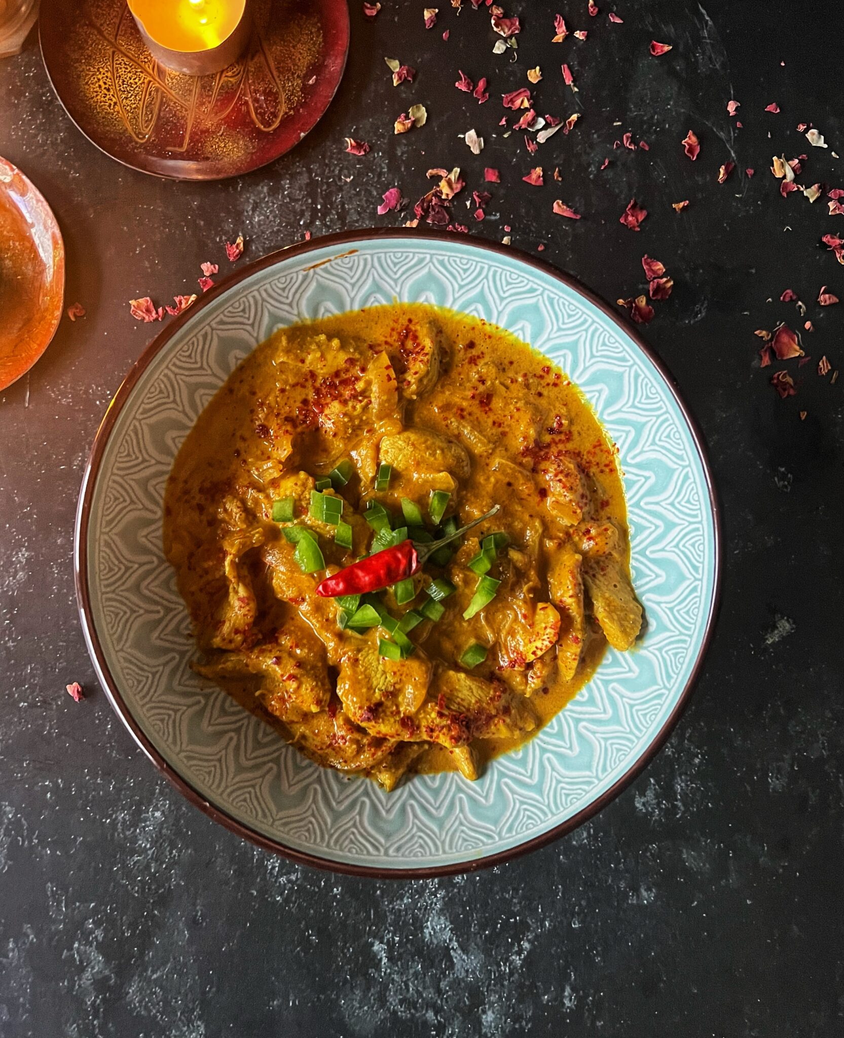 Kurczak w sosie migdałowym czyli indyjski chicken korma w wersji low carb