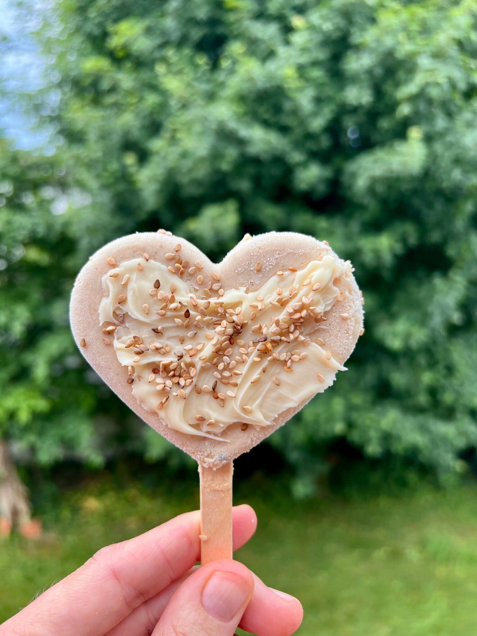 Lody sezamowe - domowy deser bez cukru