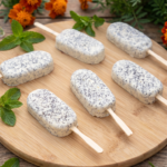 Keto lody makowo – cytrynowe