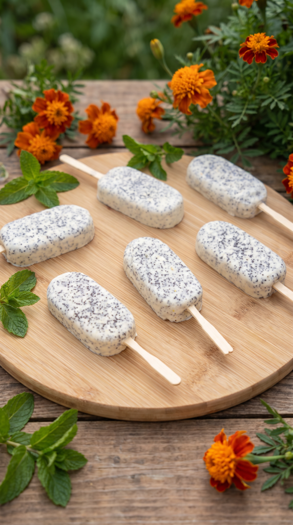 Keto lody-makowo cytrynowe - pyszne, kremowe, niskokaloryczne