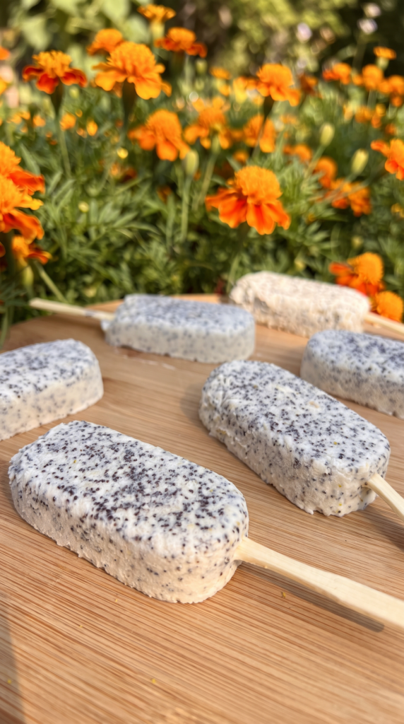Keto lody-makowo cytrynowe - pyszne, kremowe, niskokaloryczne