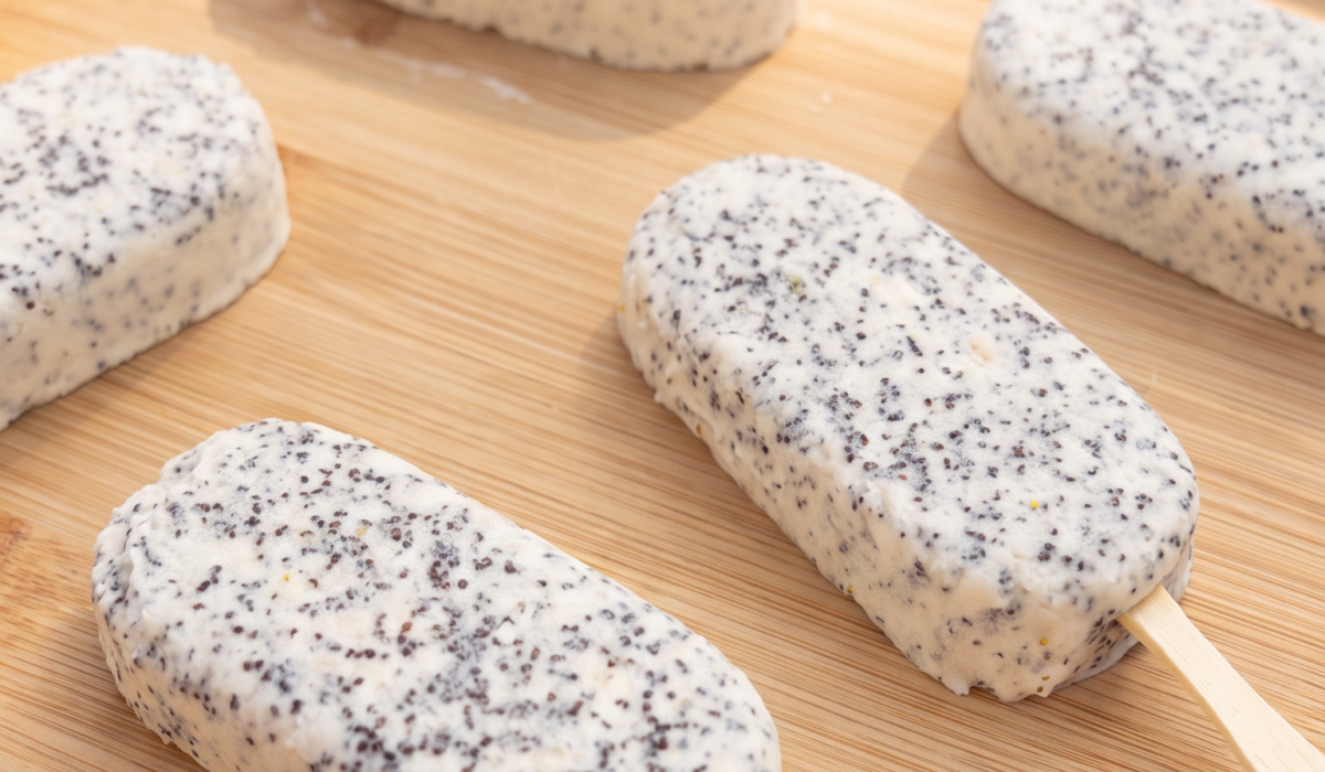 Keto lody-makowo cytrynowe - pyszne, kremowe, niskokaloryczne