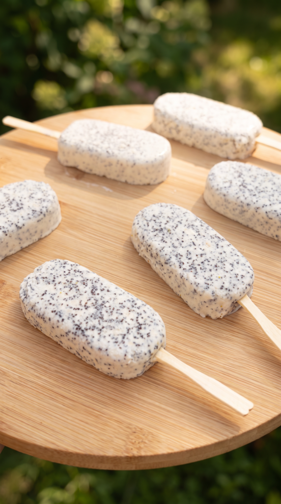 Keto lody-makowo cytrynowe - pyszne, kremowe, niskokaloryczne