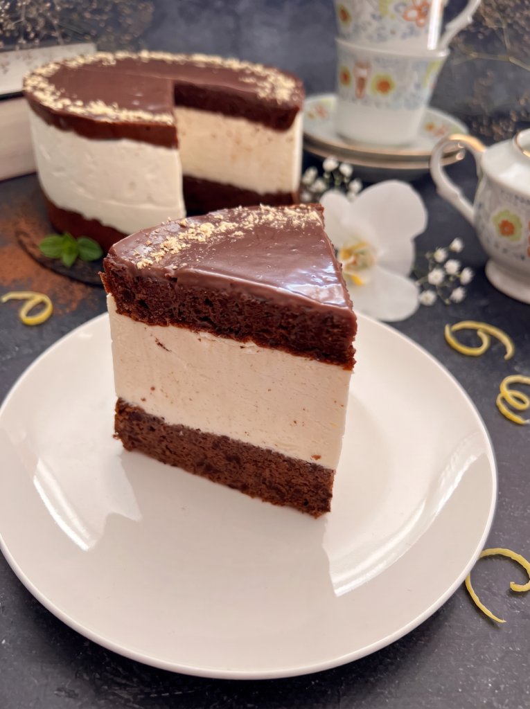 Keto tort cytrynowo-kakaowy