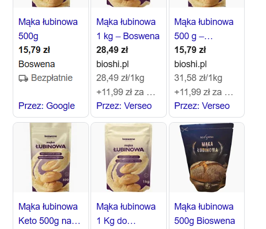Mąka łubinowa - dostępność mąki