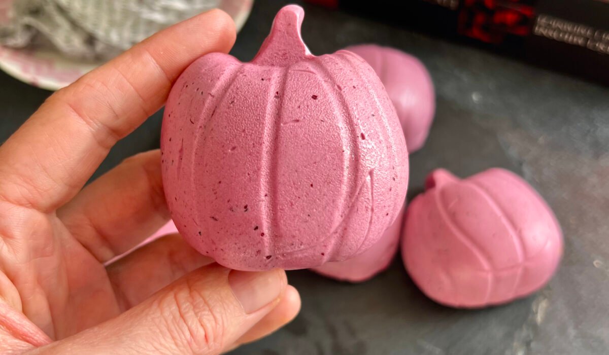 Zefiry bez cukru - keto pianki borówka i marakuja