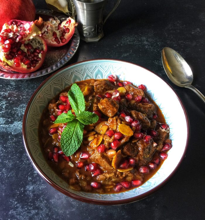 Gulasz wołowy inspirowany kuchnią perską