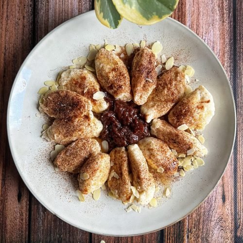 Proteinowe kluski leniwe z twarogu – keto, bez mąki