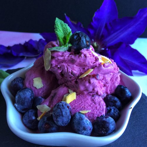 Lody borówkowe