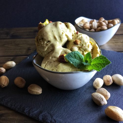 Keto lody pistacjowe, bez cukru