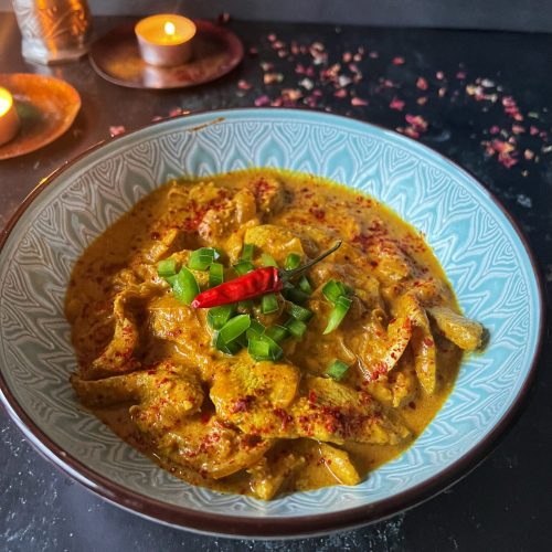 Kurczak w sosie migdałowym czyli indyjski chicken korma w wersji low carb