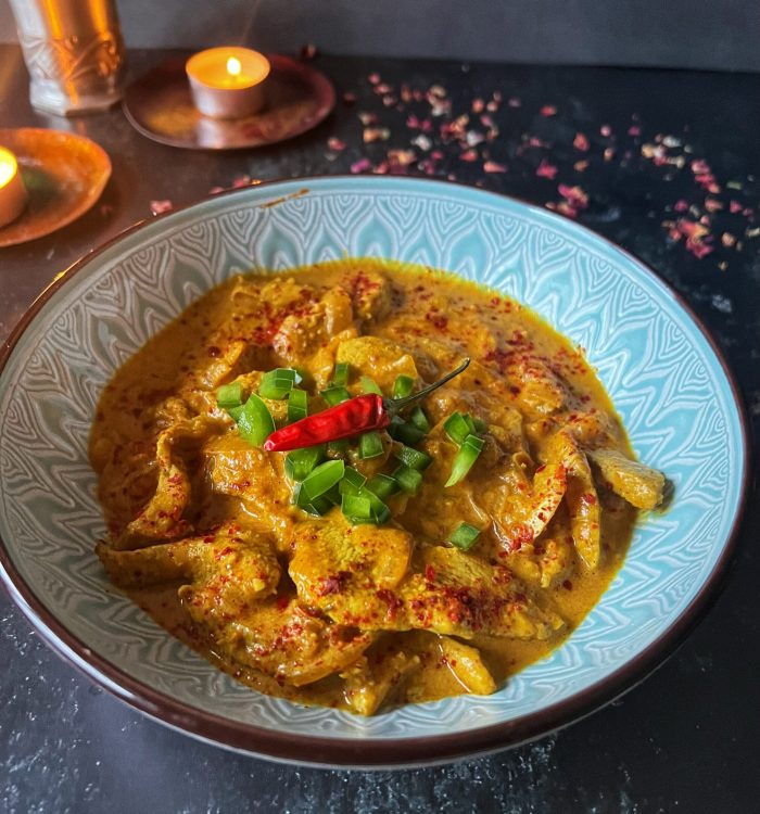 Kurczak w sosie migdałowym czyli indyjski chicken korma w wersji low carb