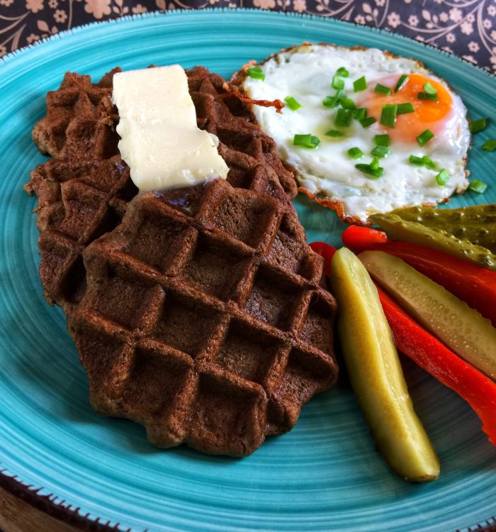 Keto gofry z wątróbki - minimum składników, maksimum smaku