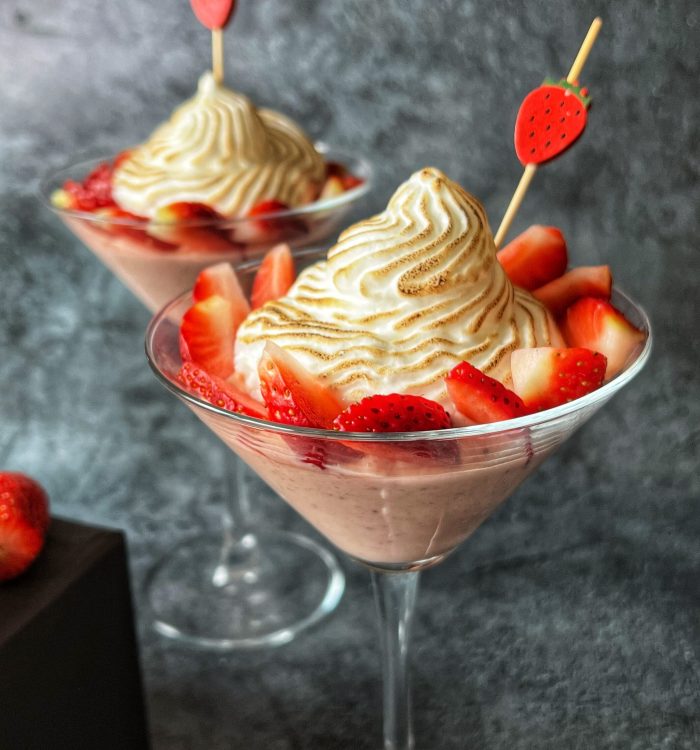 Domowy budyń truskawkowy bez dodatku cukru