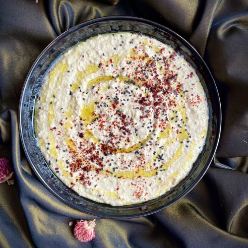Domowy hummus z łubinu, niskowęglowodanowy, keto