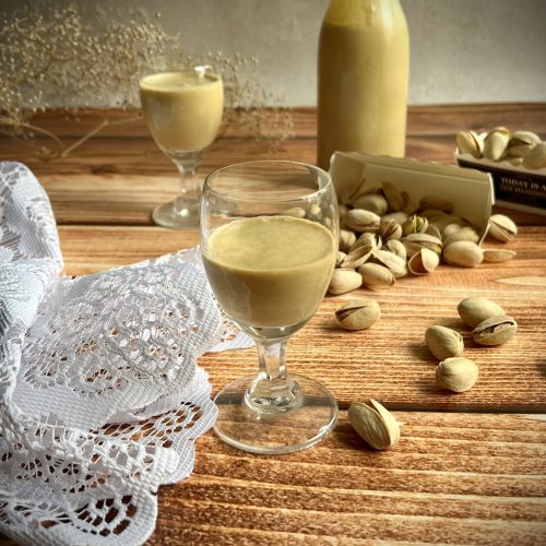 Likier pistacjowy - bez dodatku cukru, pistacje, keto, low carb