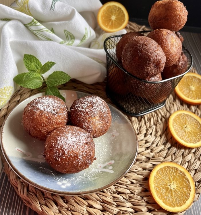 Keto pączki serowo-pomarańczowe bez cukru, bez glutenu, wysokobiałkowe