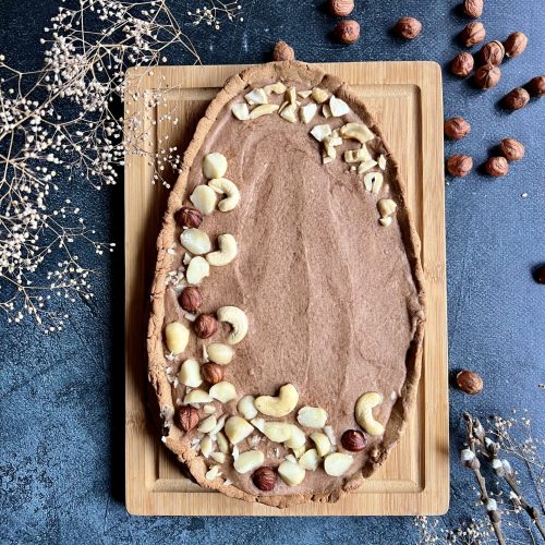 Orzechowy keto mazurek, bez cukru, bez glutenu