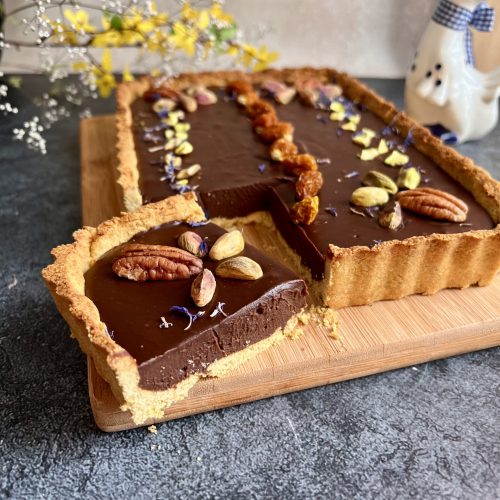 Keto mazurek czekoladowo-kawowy