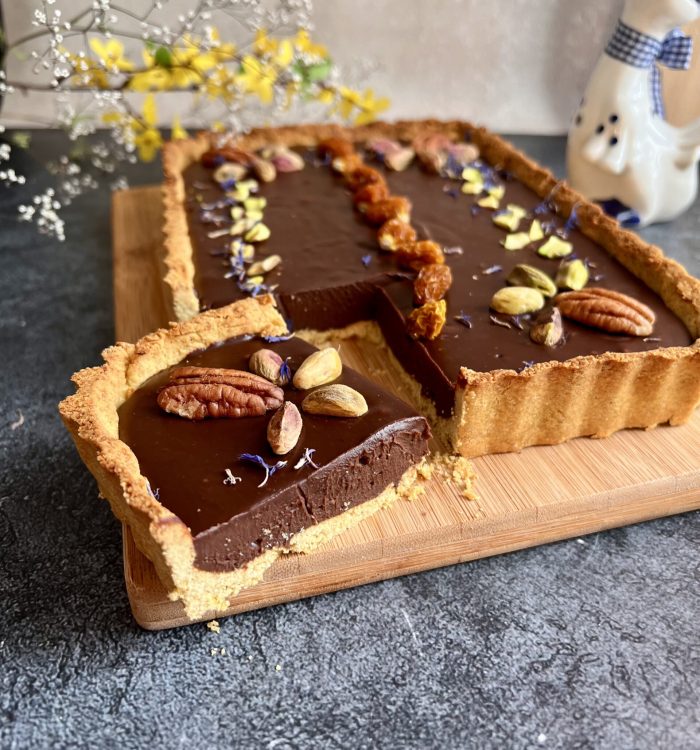 Keto mazurek czekoladowo-kawowy