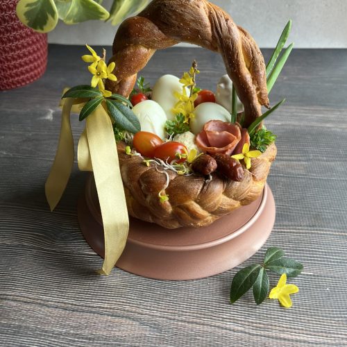 Koszyczek wielkanocny, keto, ręcznie robiony