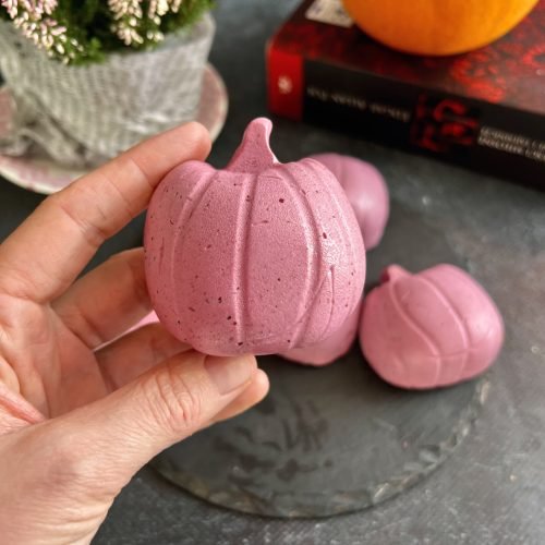 Zefiry bez cukru - keto pianki borówka i marakuja