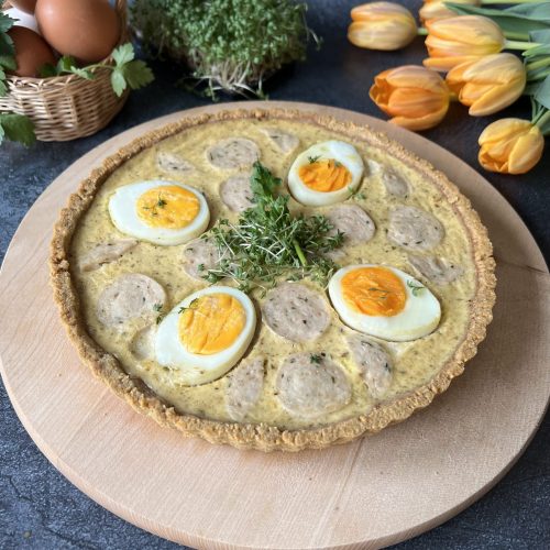 keto tarta wielkanocna żurkowa, bez glutenu