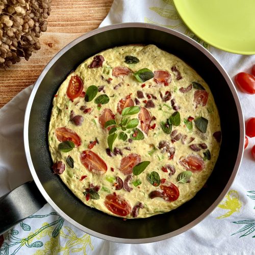 Wysokobiałkowy omlet nicejski, fit