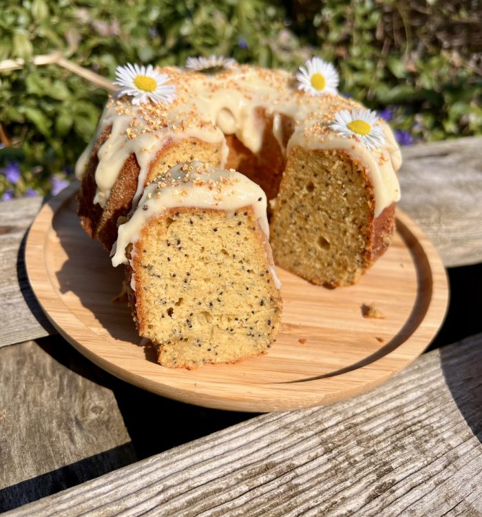 Keto babka makowo - cytrynowa, idealna na Wielkanoc