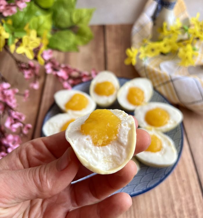 Keto deser wielkanocny „jajeczko na miękko”