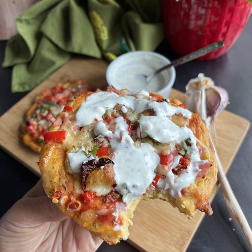 Keto pizzerinki bez glutenu